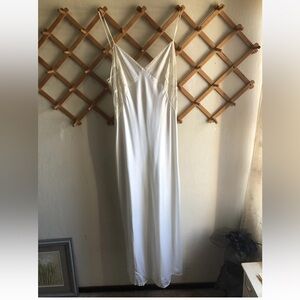 Victoria's Secret Coquette satin maxi Slip Dress l